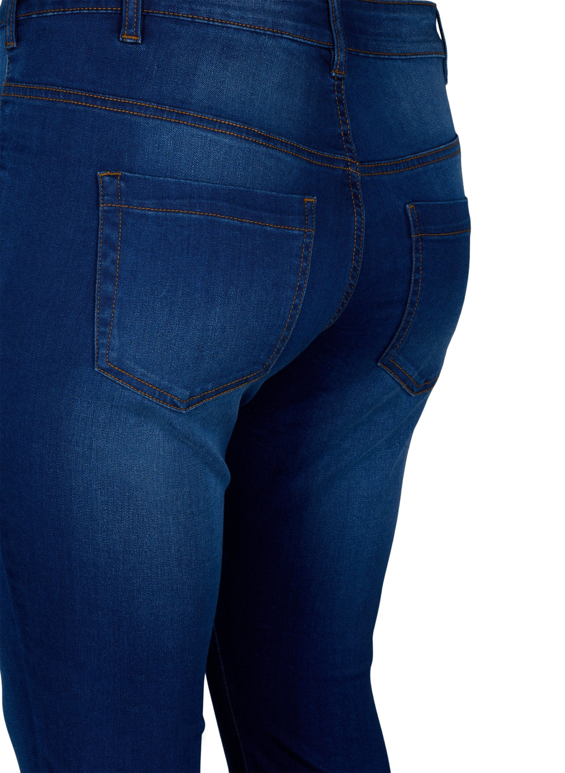 ZizziViona jeans met normale taille, Blauw, Packshot image number 3