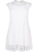 Robe en dentelle sans manches, Bright White, Packshot image number 0