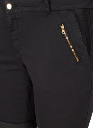 Nauwsluitende shorts met zakken, Black, Packshot image number 2