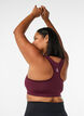 Sport-bh met racerback, Rood, Model image number 2