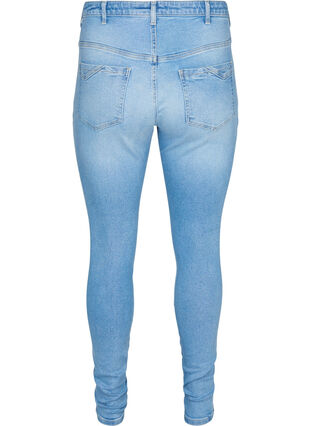 Jean Amy ultra slim avec coutures audacieuses, Light blue, Packshot image number 1