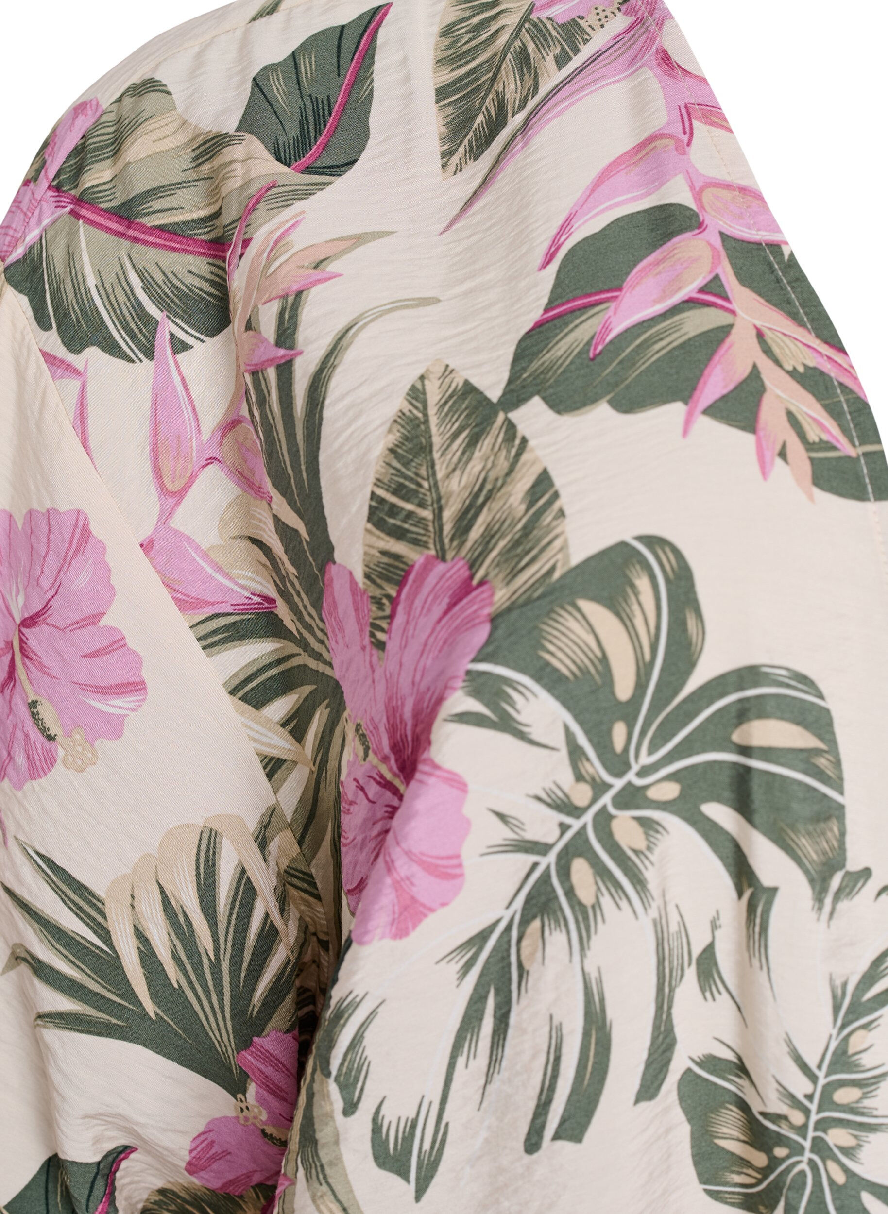 ZizziKimono en viscose avec manches 3/4, Vanille, Packshot image number 2