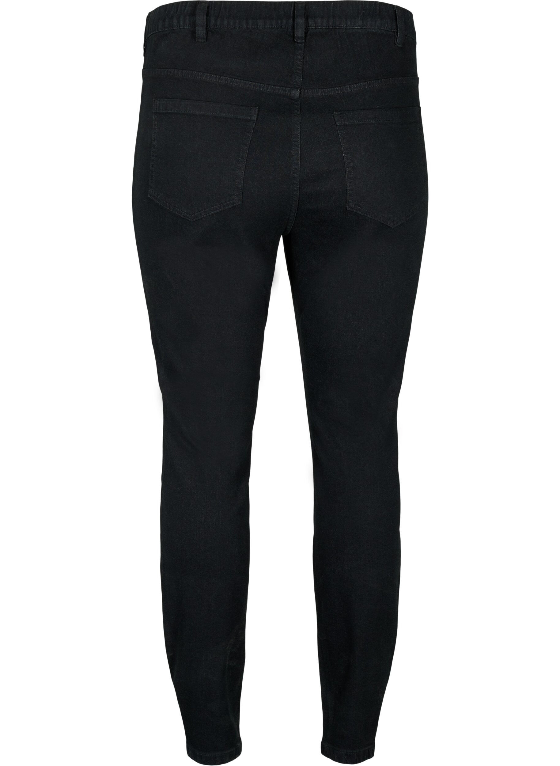 ZizziJeggings met achterzakken, Black, Packshot image number 1