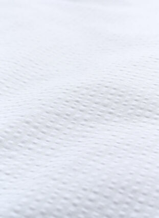 Parure de lit en coton à carreaux, White/White Check, Packshot image number 3