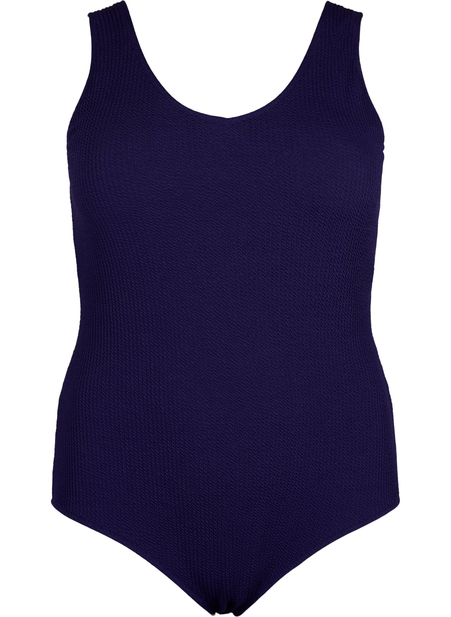 Zizzi Maillot de bain avec d&eacute;tail crois&eacute; dans le dos, Astral Aura, Packshot image number 0