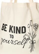 Tote bag imprim&eacute;, Noir, Packshot image number 2