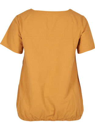 Chemisier blouse , Golden Yellow, Packshot image number 1