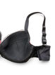 Soutien-gorge rembourr&eacute; &agrave; armatures avec broderie florale, Noir, Packshot image number 3