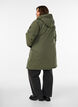 Parka d&eacute;perlante avec capuche et d&eacute;tails fonctionnels, Vert, Model image number 2