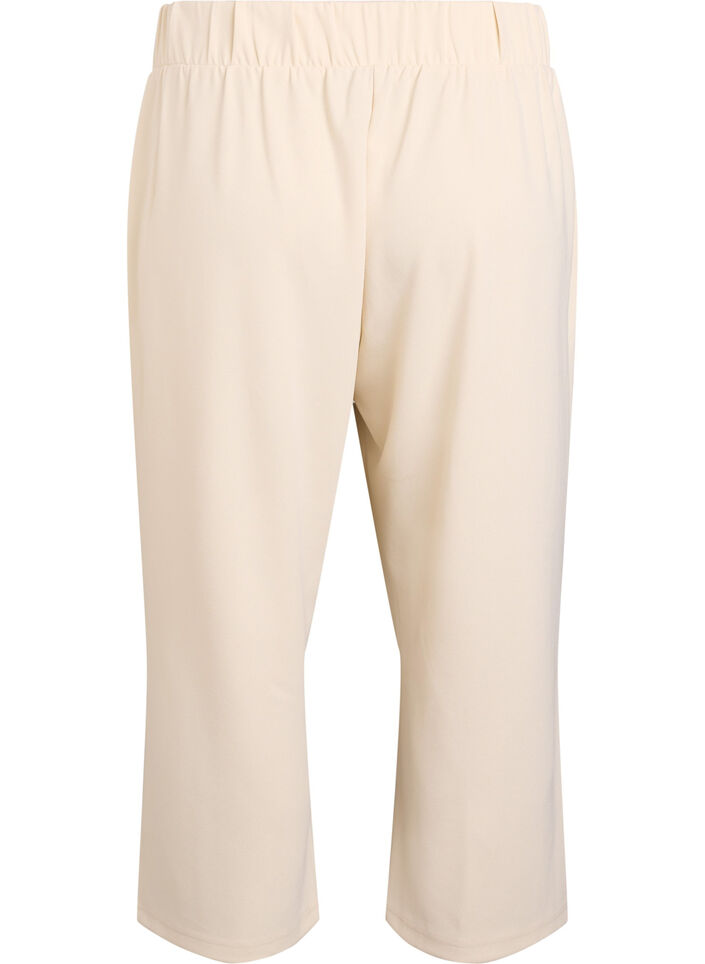 Pantalon 7/8 &agrave; coupe ample, Beige, Packshot image number 1