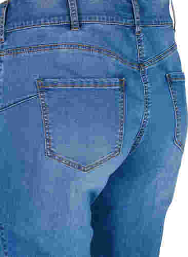Jean Ellen taille haute avec coupe bootcut, Blue denim, Packshot image number 3