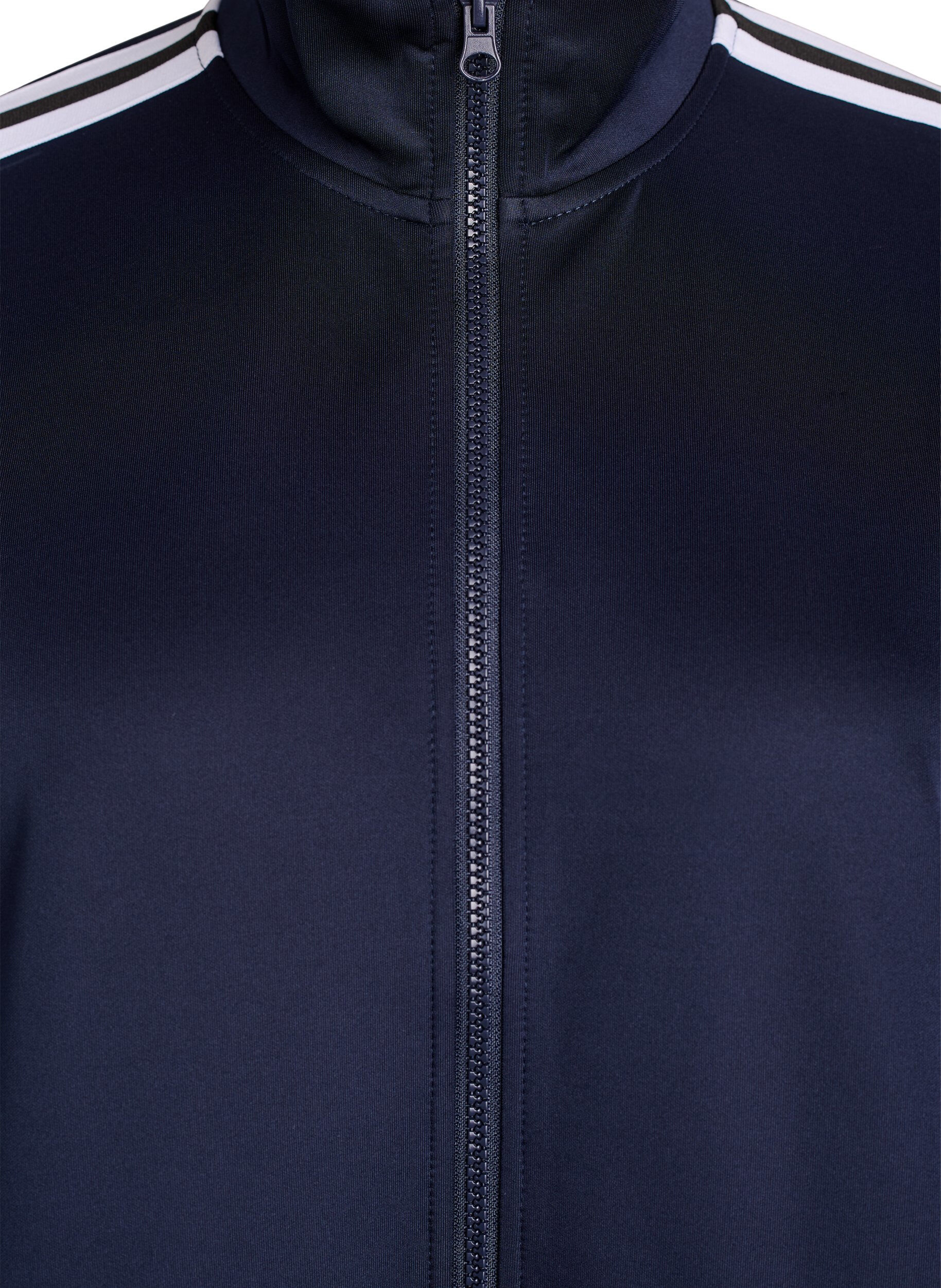 ZizziTrack jacket met strepen en zakken, Blauw, Packshot image number 2