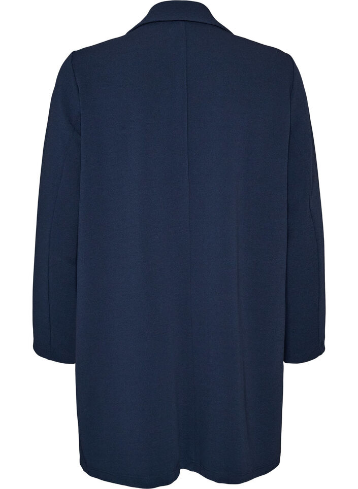 Blazer long avec des poches, Bleu, Packshot image number 1