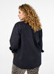 Denim shirt met borstzakken, Zwart, Model image number 2