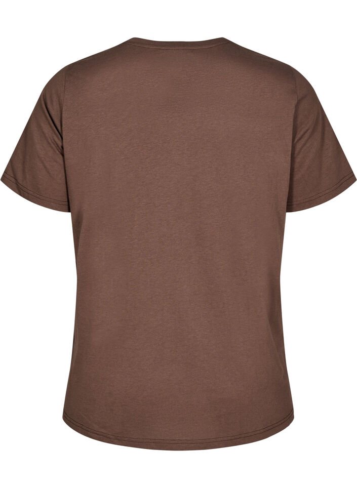 FLASH - T-shirt avec motif, Marron, Packshot image number 1