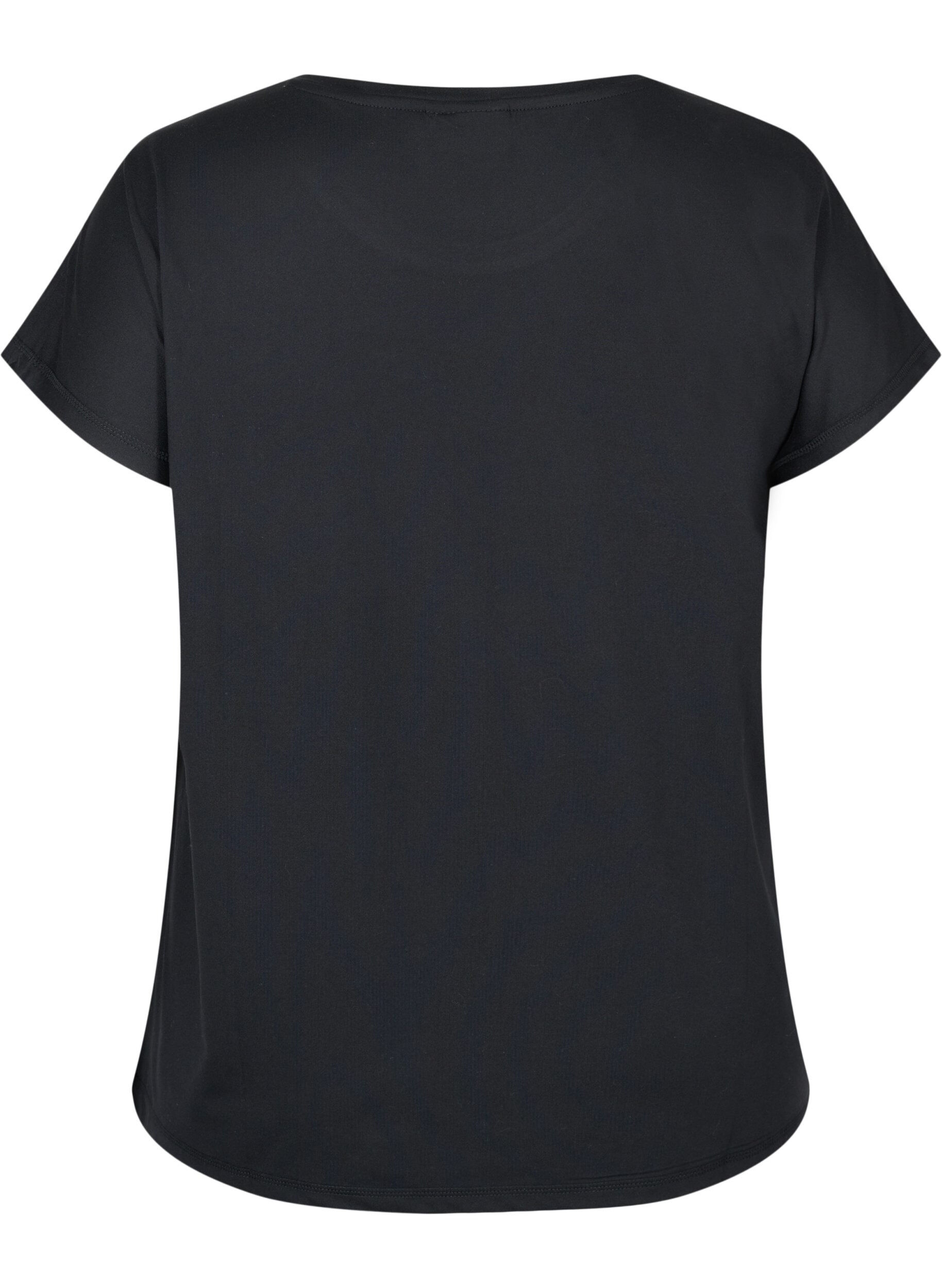 Zizzi T-shirt , Noir, Packshot image number 1