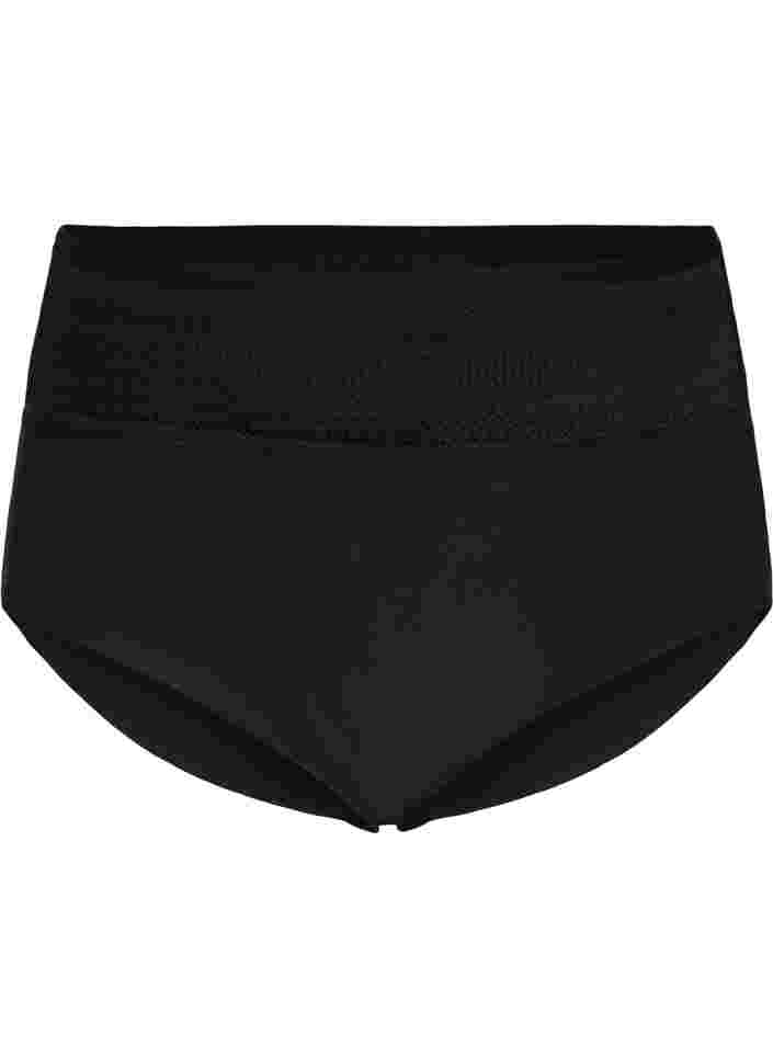 Culotte avec taille extra haute, Black, Packshot image number 0