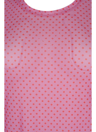 Chemisier en mesh avec imprimé, Cashmere Rose Dot, Packshot image number 2