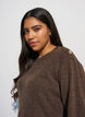 Breisel blouse met knoopdetail, 0890, Model image number 3