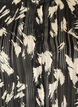 Chemise &agrave; motifs avec col montant et manches 3/4, Noir, Packshot image number 2