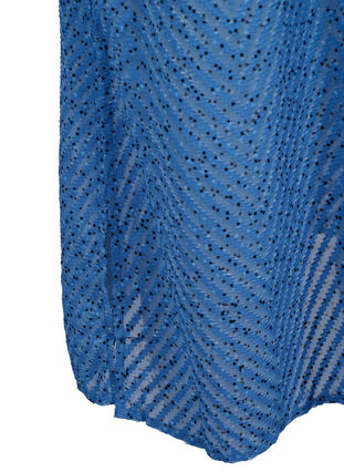 Robe chemise à pois avec manches 3/4 et fente, Riverside Dot, Packshot image number 3