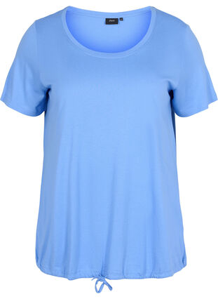T-shirt à manches courtes avec bas réglable, Ultramarine, Packshot image number 0