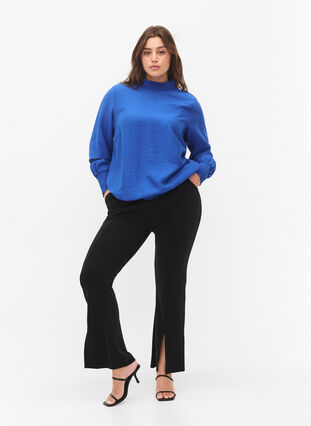 Viscose blouse met smokwerk, Surf the web, Model image number 2