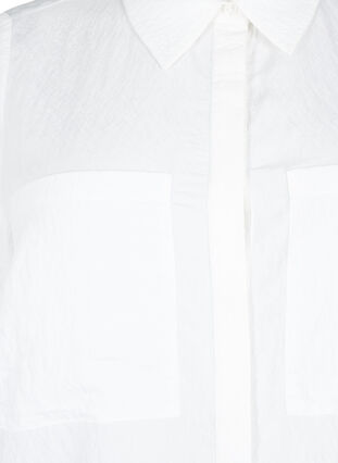 Viscose overhemd met broderie anglaise, Bright White, Packshot image number 2