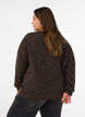 Cardigan avec sequins et boutons, Marron, Model image number 2
