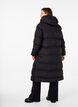 Manteau d'hiver long et matelass&eacute; avec capuche, Noir, Model image number 1