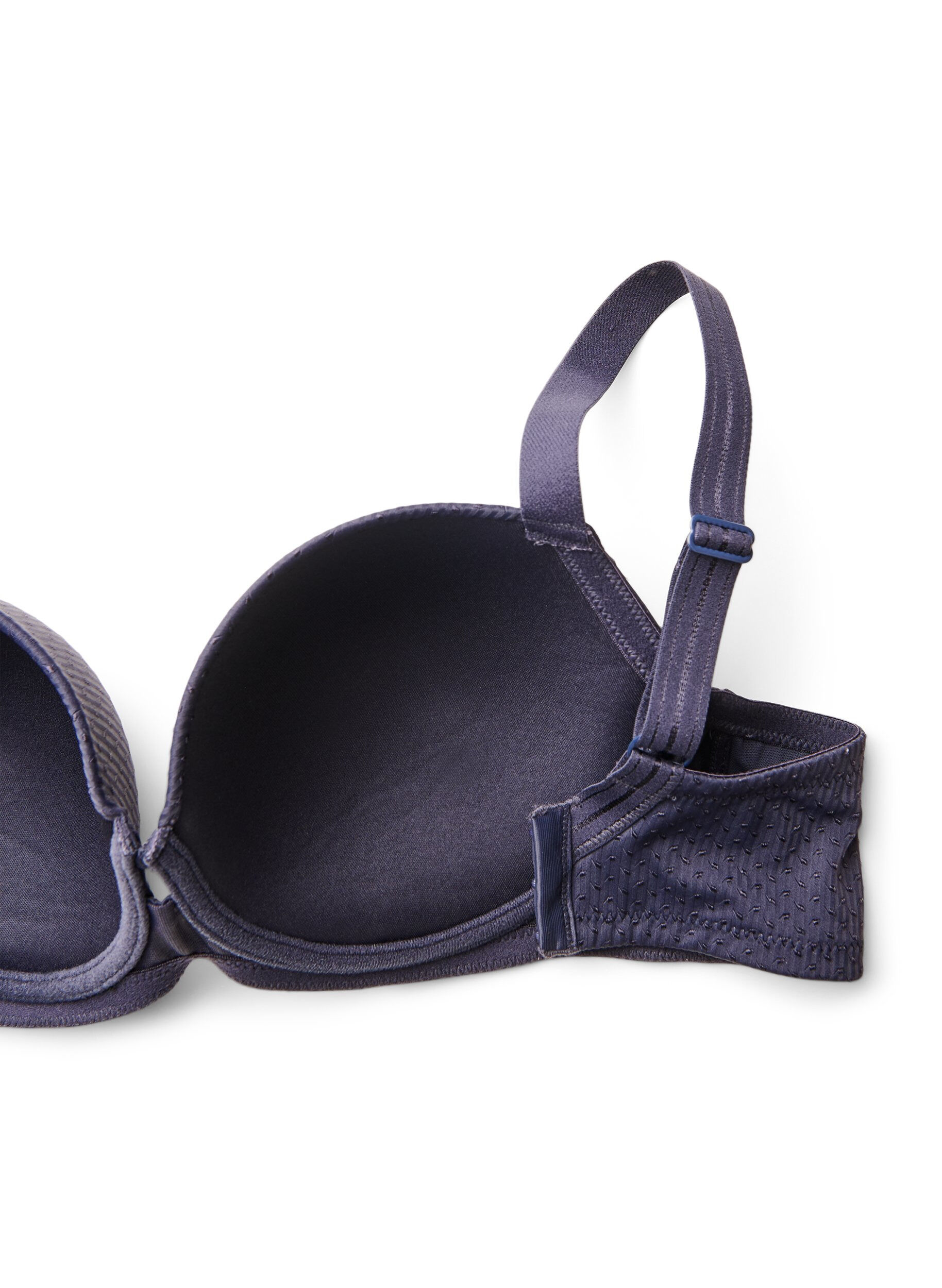 ZizziVoorgevormde beugelbeha met patroon, Blauw, Packshot image number 3