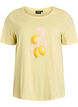 T-shirt met print, Geel, Packshot image number 0