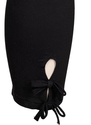 leggings 3/4 en viscose avec noeud, Black, Packshot image number 3