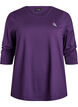 Training blouse met 3/4 mouwen, Paars, Packshot image number 0