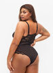 Bodystocking van mesh en kant, Black, Model image number 1