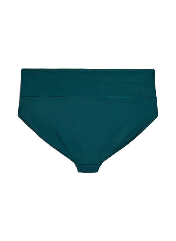 Culotte de bikini avec détail croisé, Vert, Packshot image number 1
