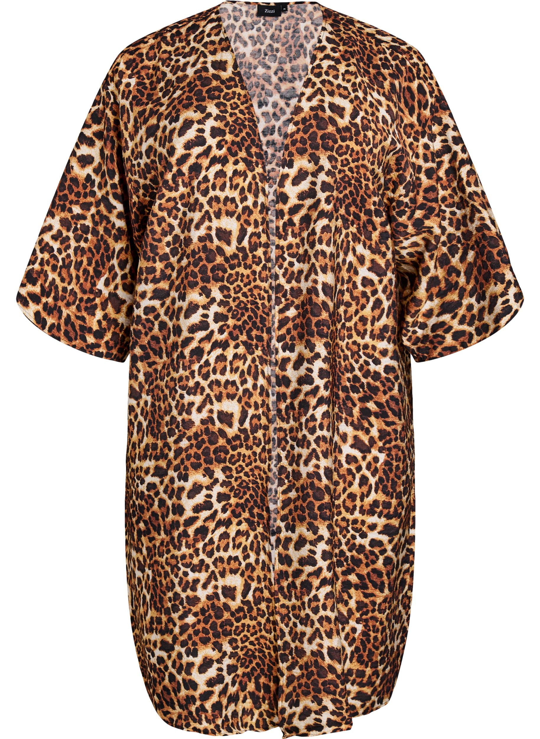 Kimono en viscose avec manches 3/4