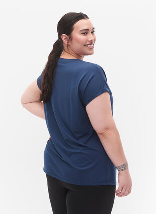 Trainings T-shirt met korte mouwen, Blue Wing Teal, Model image number 1