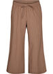 Losse broek met hoge taille en zakken, Bruin, Packshot image number 0