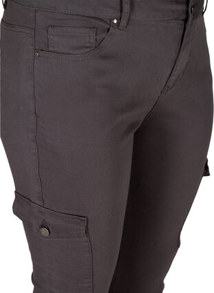 Pantalon moulant avec poches, Grey, Packshot image number 2