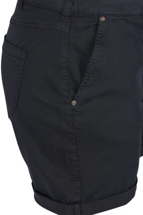 Short en coton coupe classique, Black, Packshot image number 2