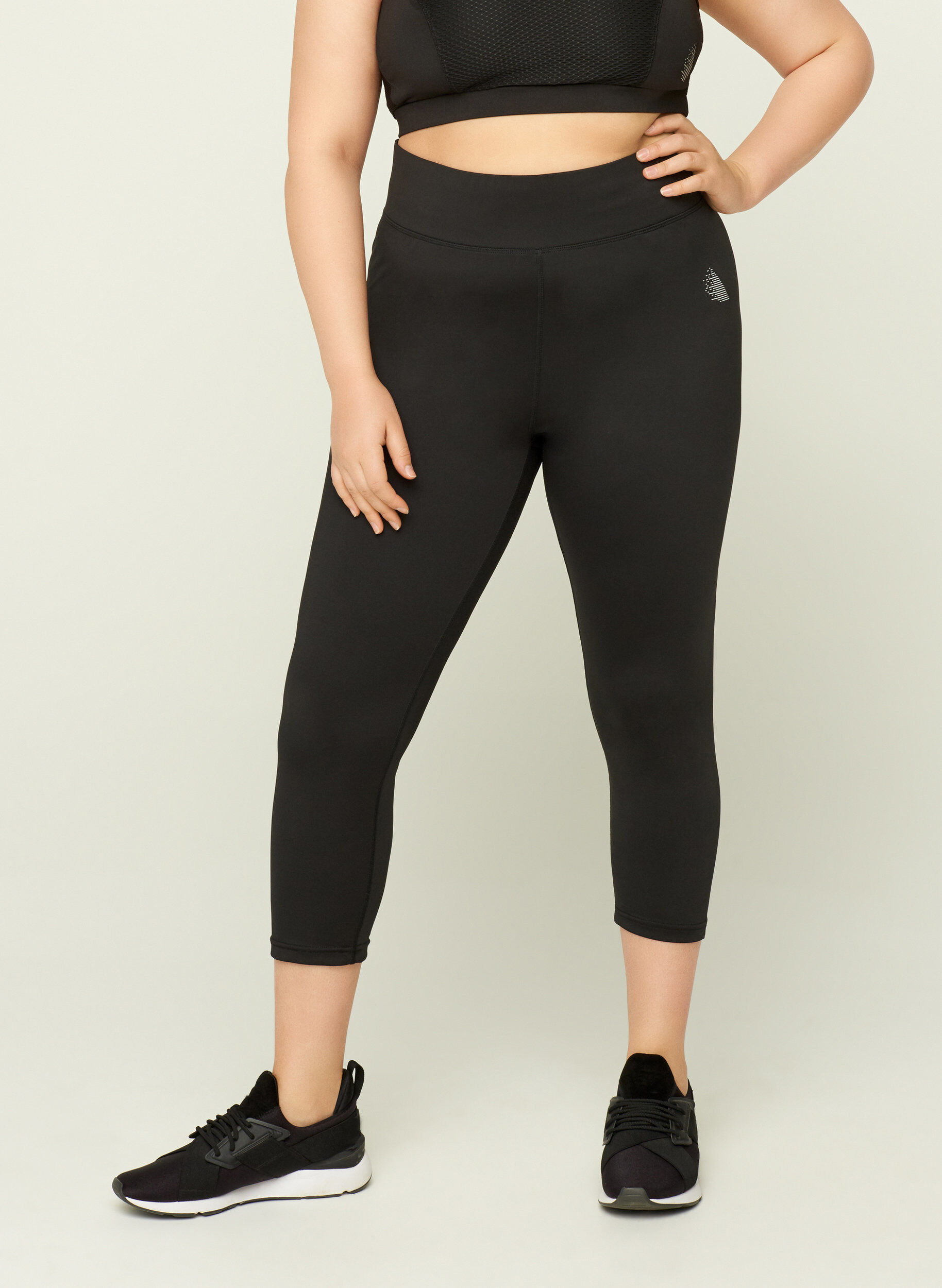 Zizzi Legging, Black, Model image number 2