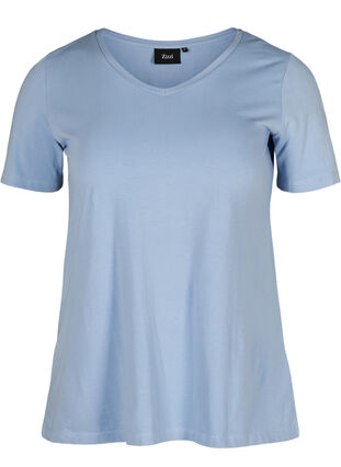 Basic T-shirt, Forever Blue, Packshot image number 0