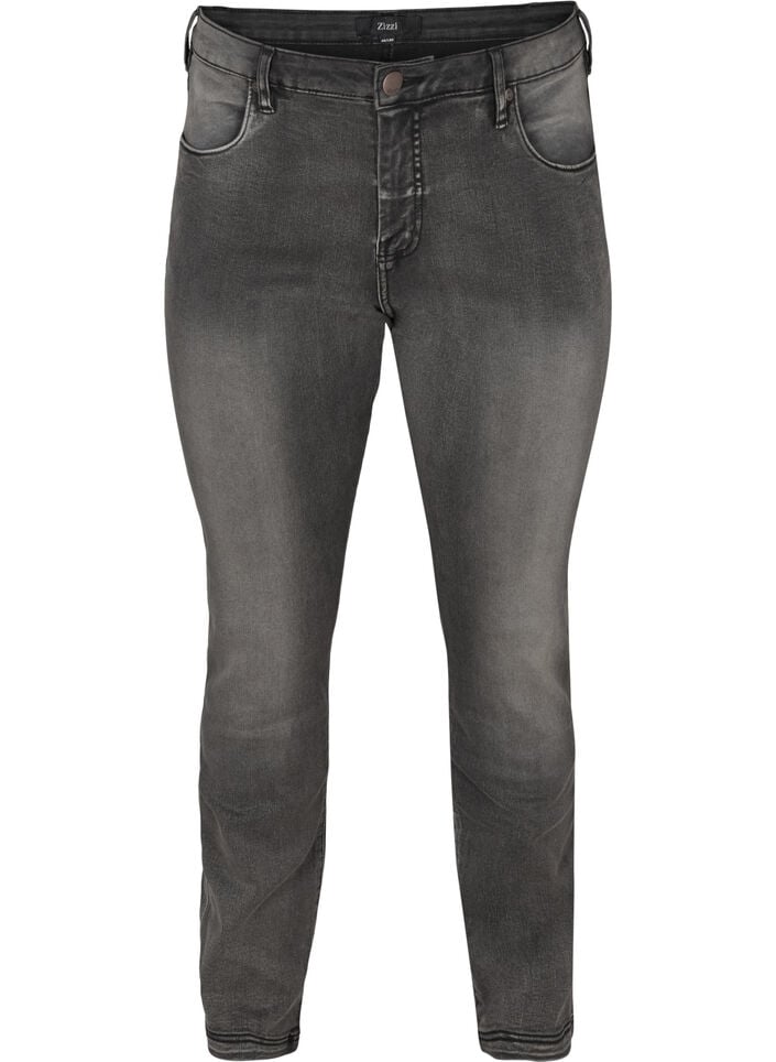 Jeans Emily Slim fit &agrave; taille r&eacute;guli&egrave;re, Gris anthracite, Packshot image number 0