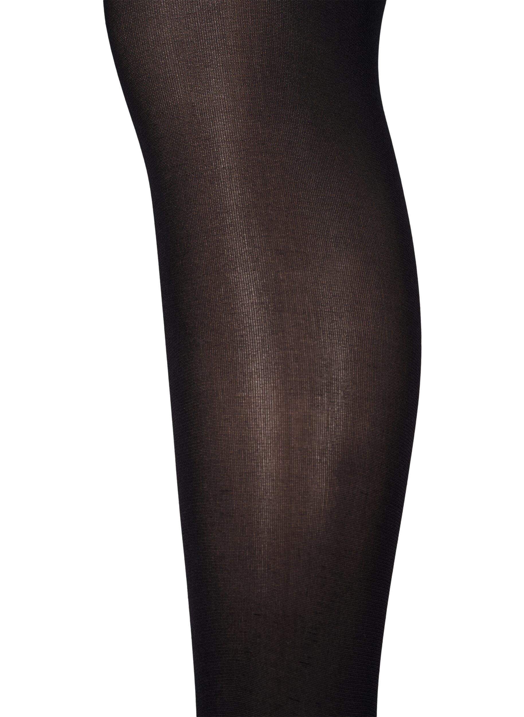 Zizzi Collants de maternit&eacute; en 60 deniers, Noir, Packshot image number 1