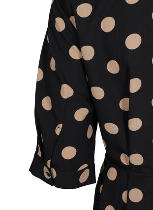 FLASH - Robe chemise avec imprimé, Black Brown Dot, Packshot image number 3