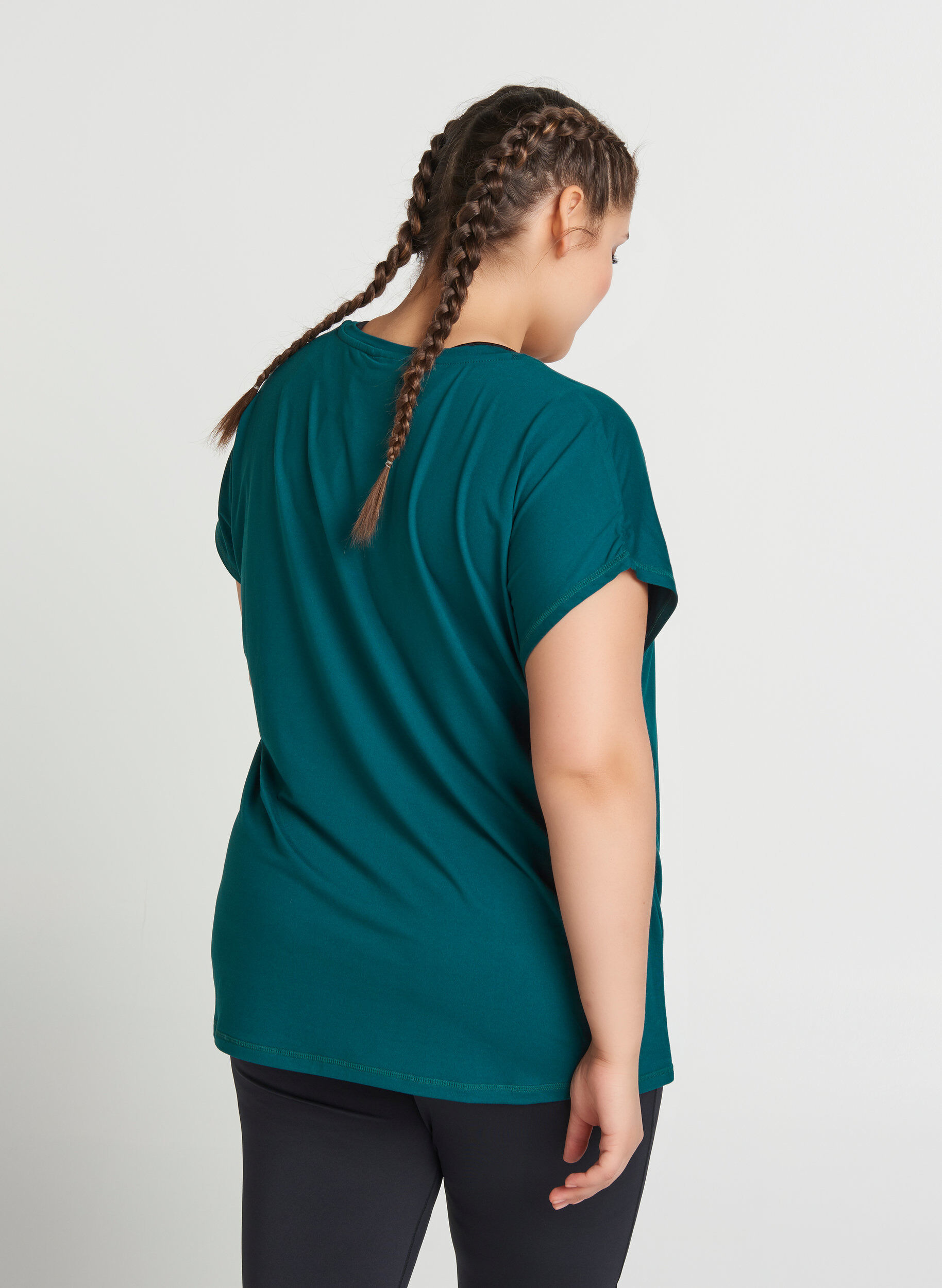 ZizziT-shirt, Groen, Model image number 3