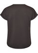 T-shirt avec imprim&eacute; d&eacute;coratif sur le devant, Gris anthracite, Packshot image number 1
