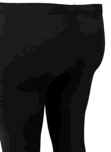 2-pack leggings met 3/4 lengte, Black, Packshot image number 3