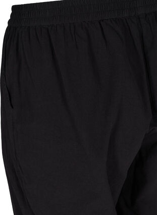Pantalon court en coton, Black, Packshot image number 3